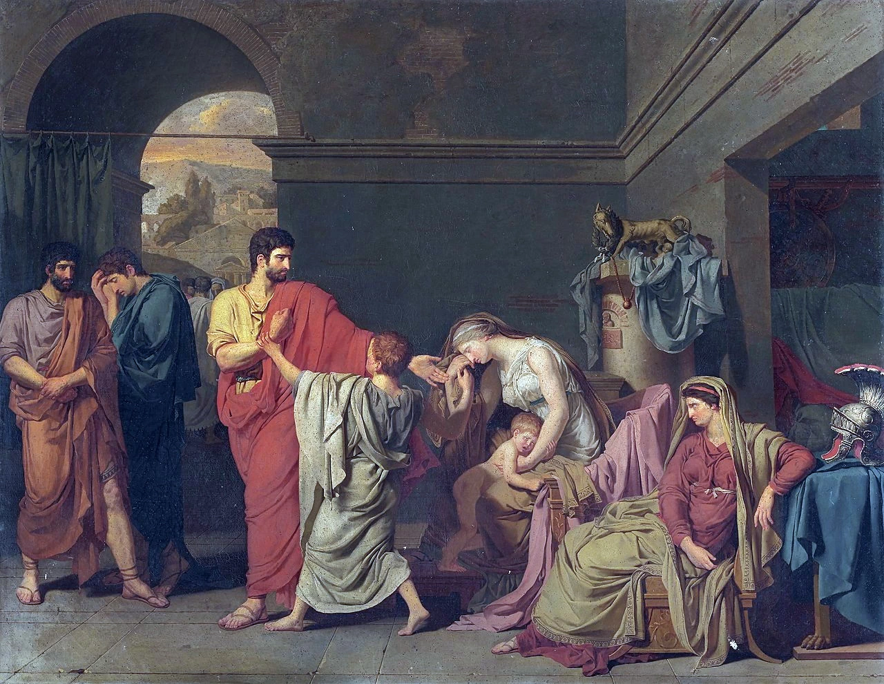 Coriolano lascia la famiglia, 1786 - Washington, The National Gallery of Art
